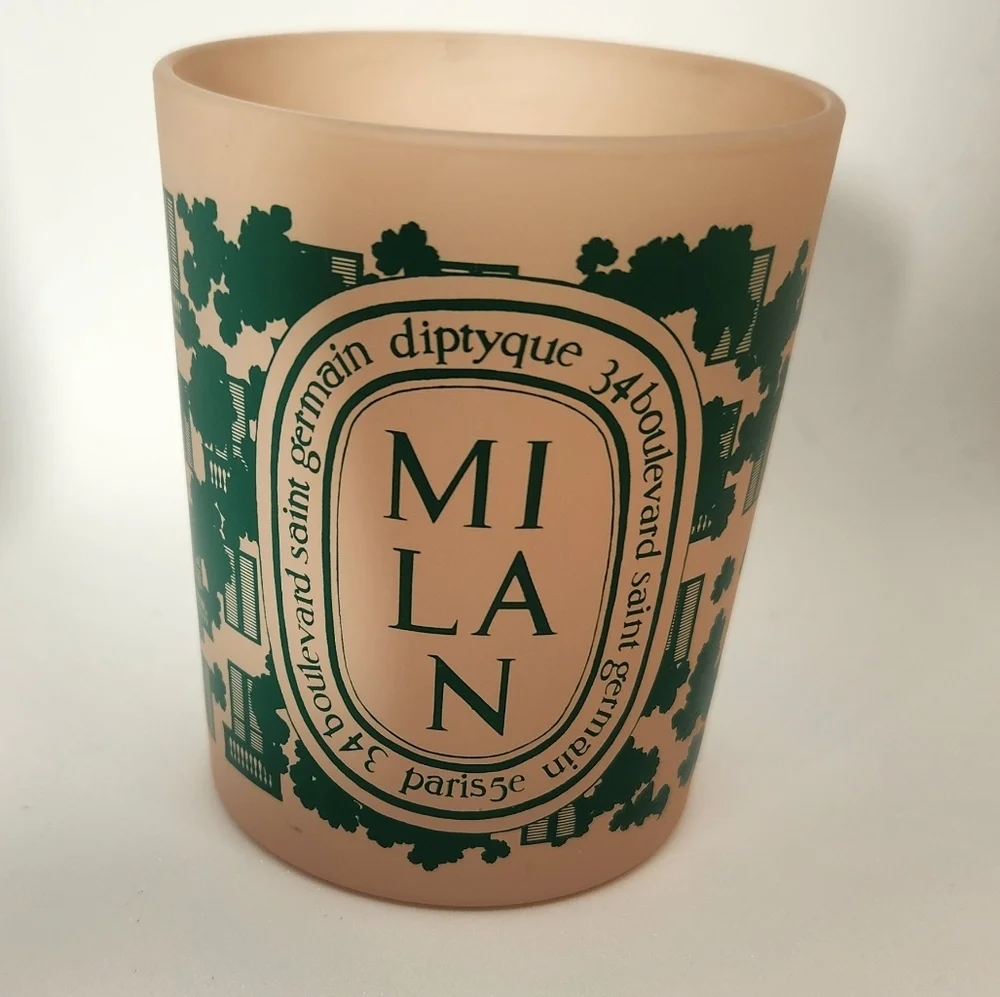 Empty Diptyque Milan City Candle holder 6.5 oz size